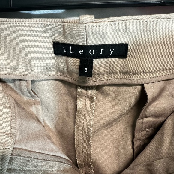 🤎 EUC THEORY Camel Slim Straight Slacks | Women’s Size 8 - Picture 8 of 13